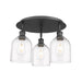 Innovations - 516-3C-BK-G558-6CL - Three Light Flush Mount - Downtown Urban - Matte Black