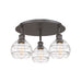 Innovations - 516-3C-OB-G556-6CL - Three Light Flush Mount - Downtown Urban - Oil Rubbed Bronze