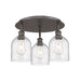 Innovations - 516-3C-OB-G558-6SDY - Three Light Flush Mount - Downtown Urban - Oil Rubbed Bronze