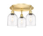 Innovations - 516-3C-SG-G558-6CL - Three Light Flush Mount - Downtown Urban - Satin Gold