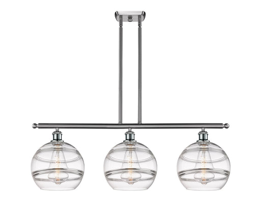 Innovations - 516-3I-SN-G556-10CL - Three Light Island Pendant - Ballston - Brushed Satin Nickel