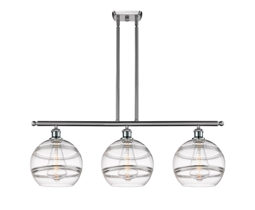 Innovations - 516-3I-SN-G556-10CL - Three Light Island Pendant - Ballston - Brushed Satin Nickel