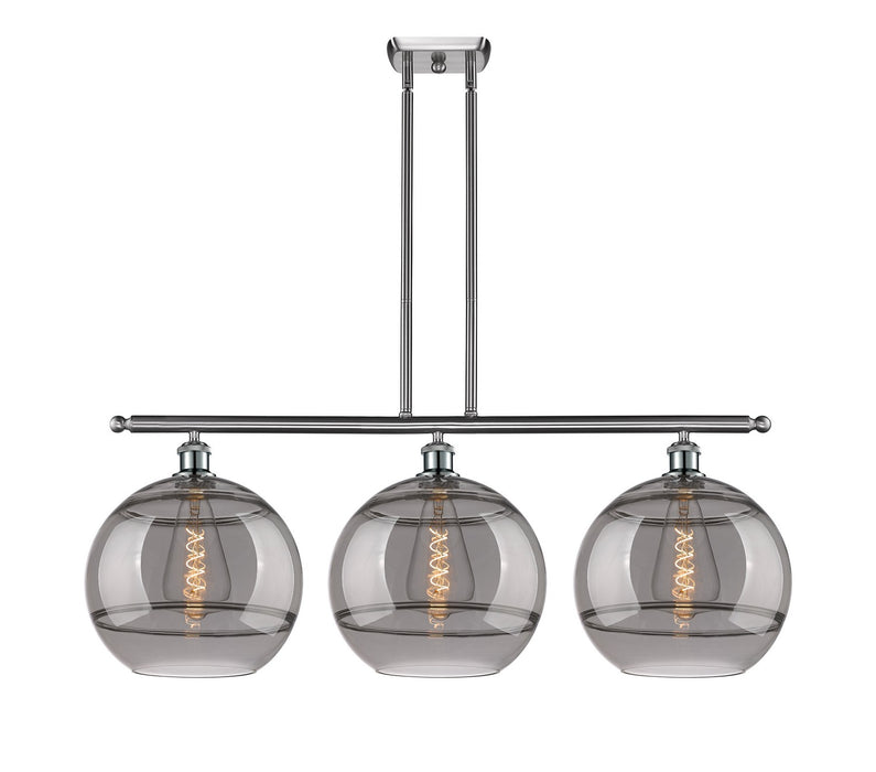 Innovations - 516-3I-SN-G556-12SM - Three Light Island Pendant - Ballston - Brushed Satin Nickel