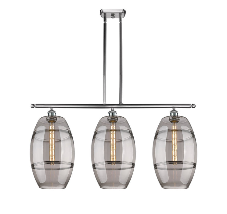 Innovations - 516-3I-SN-G557-10SM - Three Light Island Pendant - Ballston - Brushed Satin Nickel