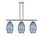 Innovations - 516-3I-SN-G557-8BL - Three Light Island Pendant - Ballston - Brushed Satin Nickel