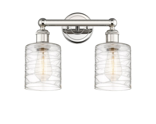 Edison Two Light Bath Vanity Polished Nickel