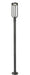 Z-Lite - 5005PHB-567P-BK-LED - LED Outdoor Post Mount - Leland - Sand Black