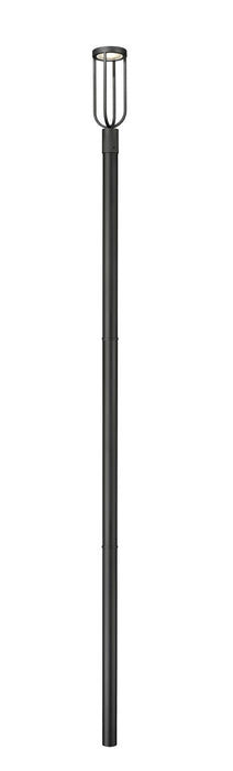 Z-Lite - 5005PHM-5009P120-BK - LED Outdoor Post Mount - Leland - Sand Black