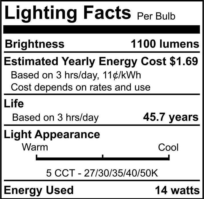 Bulbrite - 773273 - Disc Light - White