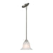 Golden - 4120 PW-MBL - One Light Mini Pendant - Chime - Pewter