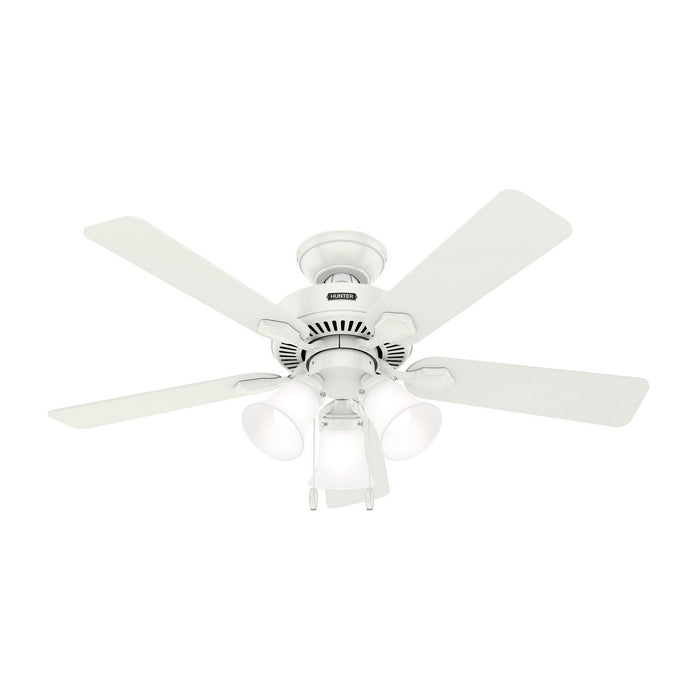 Hunter - 52777 - 44"Ceiling Fan - Swanson - Fresh White