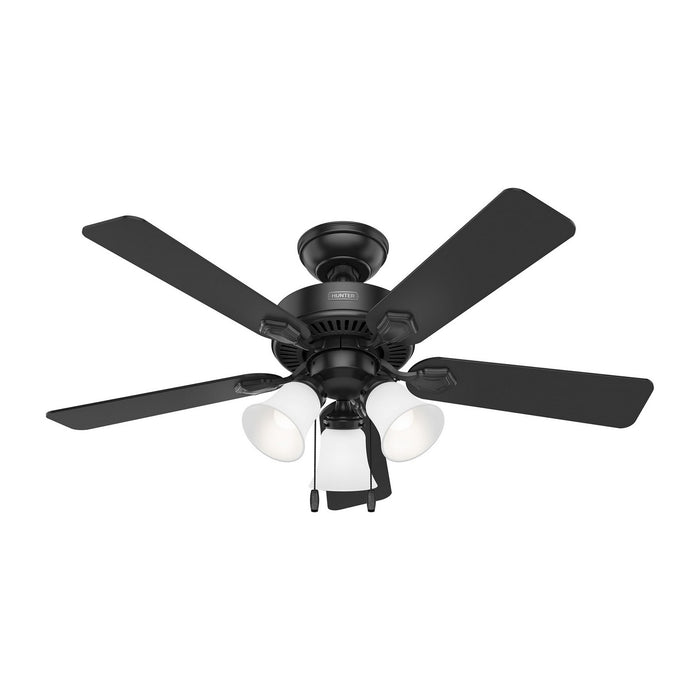 Hunter - 52789 - 44"Ceiling Fan - Swanson - Matte Black