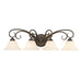 Golden - 8606-BA4 RBZ-TEA - Four Light Vanity - Homestead - Rubbed Bronze