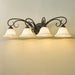 Golden - 8606-BA4 RBZ-TEA - Four Light Vanity - Homestead - Rubbed Bronze