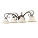 Golden - 8606-BA4 RBZ-TEA - Four Light Vanity - Homestead - Rubbed Bronze