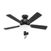 Hunter - 52790 - 44"Ceiling Fan - Swanson - Matte Black