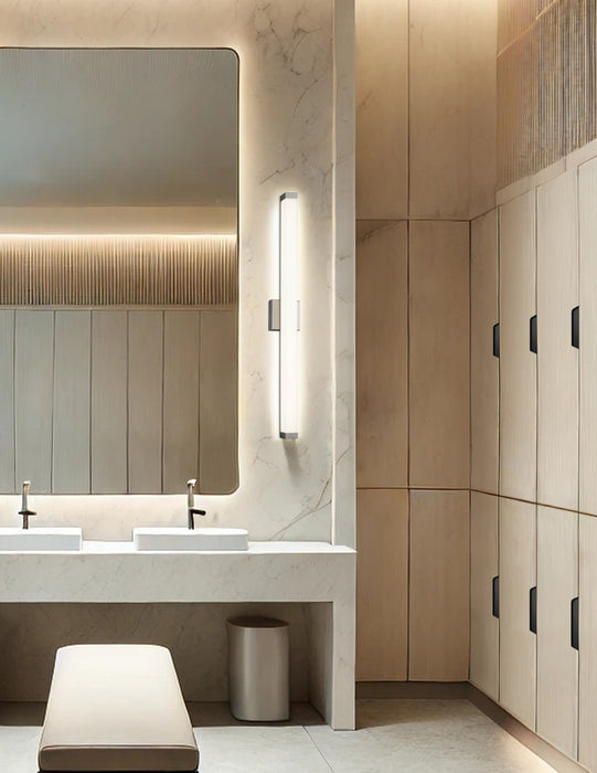 Justice Designs - ACR-9005-OPAL-NCKL - LED Linear Wall/Bath - Acryluxe - Brushed Nickel