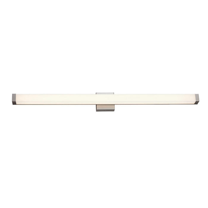 Justice Designs - ACR-9007-OPAL-NCKL - LED Linear Wall/Bath - Acryluxe - Brushed Nickel