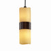 Justice Designs - CNDL-8758-14-AMBR-DBRZ - Two Light Pendant - CandleAria - Dark Bronze