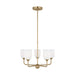 Generation Lighting. - GLC1085SB - Five Light Chandelier - Emile - Satin Bronze