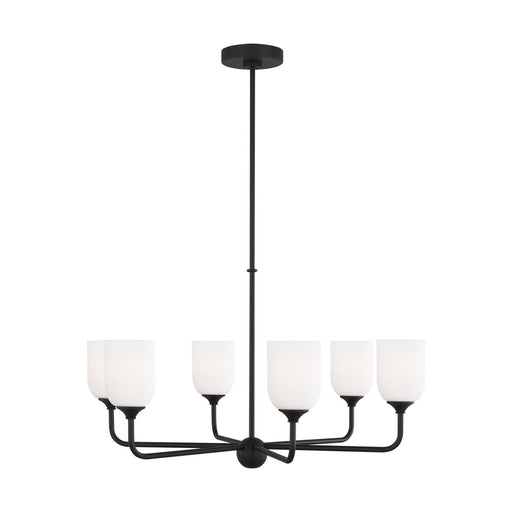 Emile Six Light Chandelier