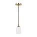 Generation Lighting. - GLP1021SB - One Light Mini Pendant - Emile - Satin Bronze