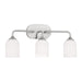 Generation Lighting. - GLV1023BS - Three Light Vanity - Emile - Brushed Steel