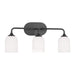 Generation Lighting. - GLV1023MBK - Three Light Vanity - Emile - Midnight Black