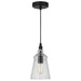 Generation Lighting. - P1449MBK - One Light Mini Pendant - Loras - Midnight Black