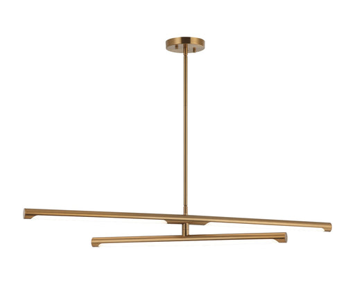 Matteo Lighting - C31454AG - LED Pendant - Novelle - Aged Gold Brass