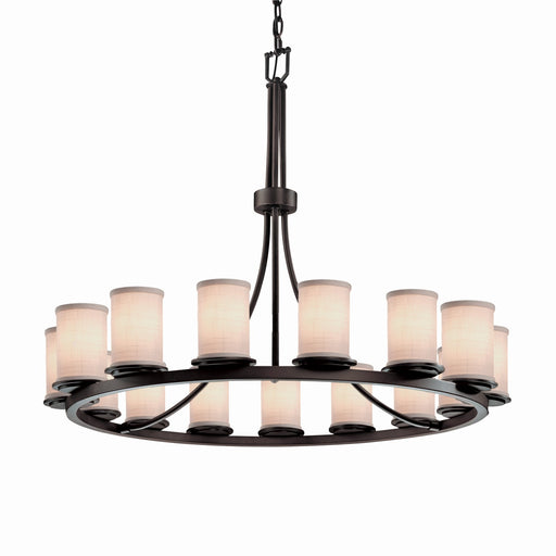 Textile 15 Light Chandelier