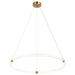 Matteo Lighting - C34832AG - LED Pendant - Inkara - Aged Gold Brass