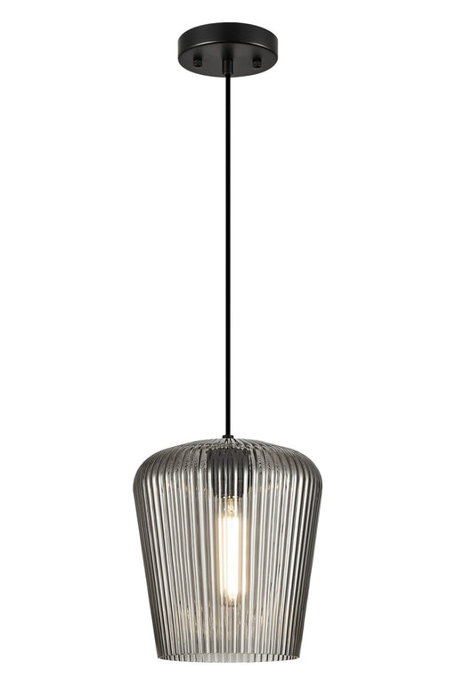 Matteo Lighting - C61001BKSM - One Light Pendant - Charismo - Black