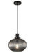 Matteo Lighting - C61003BKSM - One Light Pendant - Charismo - Black