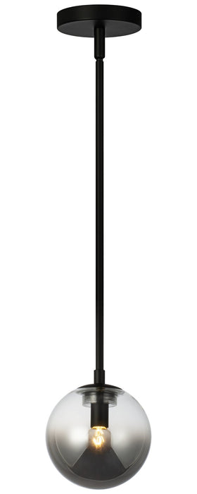 Matteo Lighting - C70701BKSM - One Light Pendant - Averley - Black