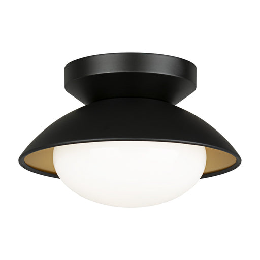 Matteo Lighting - M13101BKOP - One Light Ceiling Mount - Hatley - Black