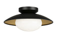 Matteo Lighting - M13111BKOP - One Light Ceiling Mount - Hatley - Black