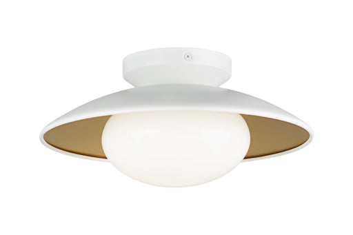 Matteo Lighting - M13111WHOP - One Light Ceiling Mount - Hatley - White