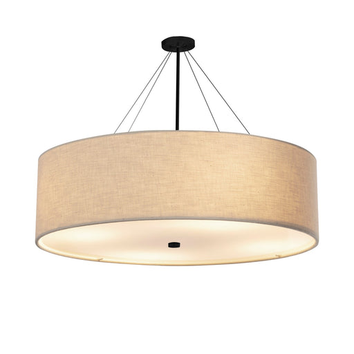 Textile 12 Light Pendant Matte Black