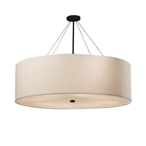 Textile 12 Light Pendant Matte Black
