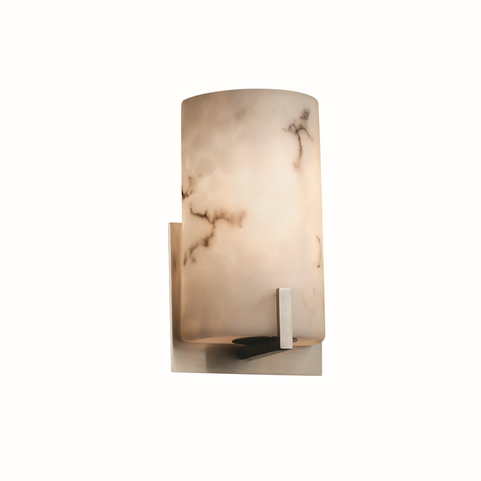 Justice Designs - FAL-5531-NCKL - One Light Wall Sconce - LumenAria - Brushed Nickel