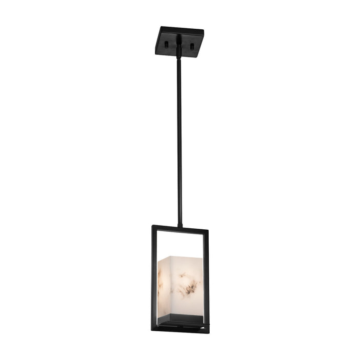 Justice Designs - FAL-7515W-MBLK - LED Outdoor Mini-Pendant - LumenAria - Matte Black