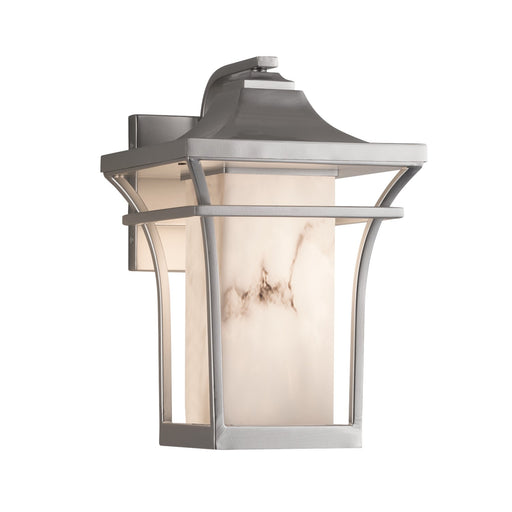 Justice Designs - FAL-7521W-NCKL-LED1-700 - LED Outdoor Wall Sconce - LumenAria - Brushed Nickel