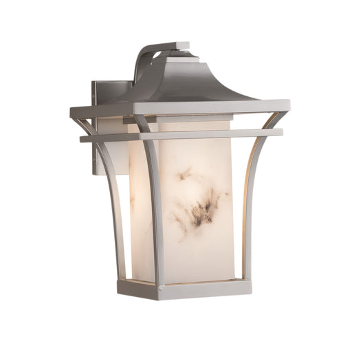 Justice Designs - FAL-7524W-NCKL-LED1-700 - LED Outdoor Wall Sconce - LumenAria - Brushed Nickel