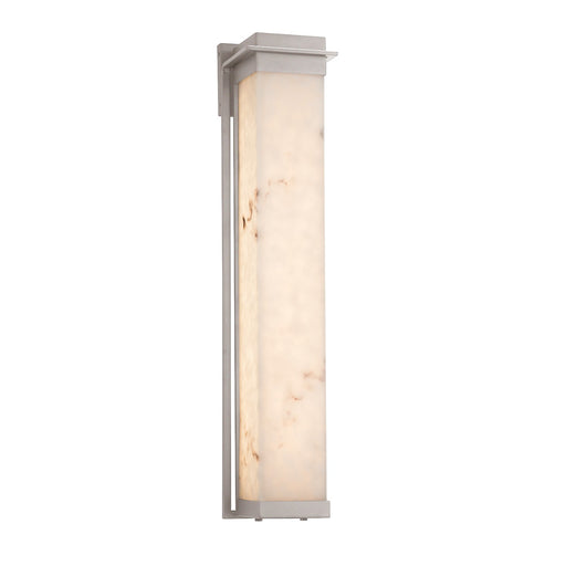 Justice Designs - FAL-7546W-NCKL - LED Outdoor Wall Sconce - LumenAria - Brushed Nickel