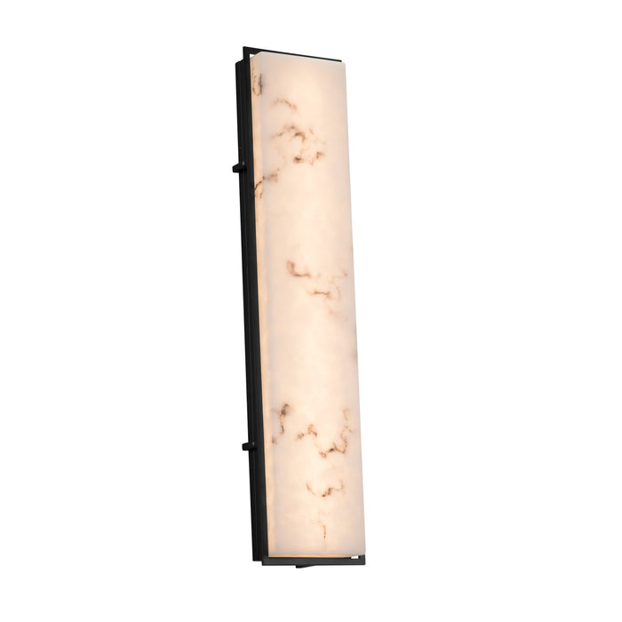 Justice Designs - FAL-7566W-MBLK - LED Outdoor Wall Sconce - LumenAria - Matte Black