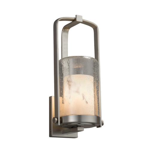 Justice Designs - FAL-7581W-10-NCKL-LED1-700 - LED Outdoor Wall Sconce - LumenAria - Brushed Nickel