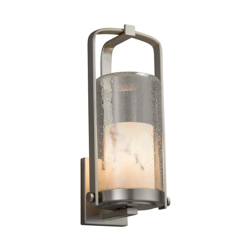 Justice Designs - FAL-7584W-10-NCKL-LED1-700 - LED Outdoor Wall Sconce - LumenAria - Brushed Nickel