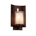 Justice Designs - FAL-7591W-10-DBRZ-LED1-700 - LED Outdoor Wall Sconce - LumenAria - Dark Bronze