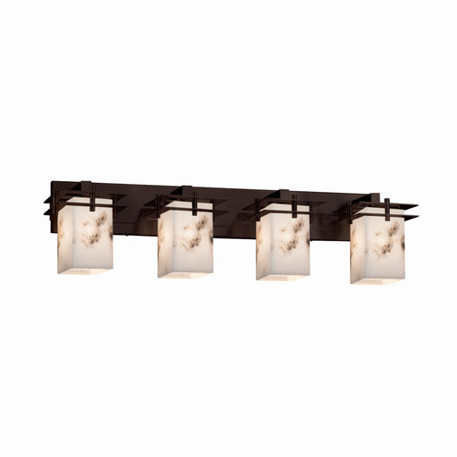 Justice Designs - FAL-8174-15-DBRZ-LED4-2800 - LED Bath Bar - LumenAria - Dark Bronze